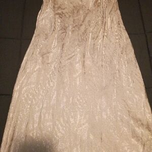 Express Cream Maxi Dress